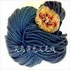 Factory direct sales of coarse wool thread, polyester wool thread, three-dimensional embroidery thread, scarf thread, 3-4MM diameter details Picture